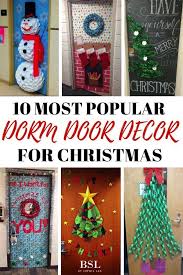 The Best Christmas Dorm Door Decorations To Copy This Year By Sophia Lee Door Decorations Classroom Christmas Christmas Dorm Decorations Dorm Room Christmas Decorations