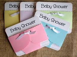Diaper Baby Shower Invitations Boy Or Girl Cute Handmade Invitations Diaper Cover Card Envelope Pink Blue Green Yellow Purple Convite Festa Ideias