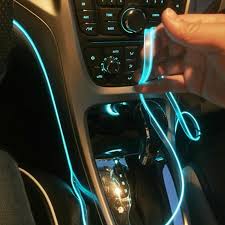 5m Car Interior Atmosphere Lamp Colorful El Cold Light Line With Usb Charging Diy Decorative Dash Car Interior Diy Custom Car Interior Car Interior Accessories