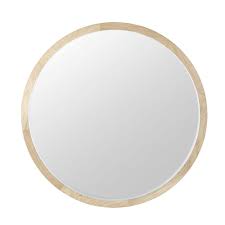 Miroir Rond En Chene Blanc D100 Chene Blanc Miroir Rond Et Maison Du Monde