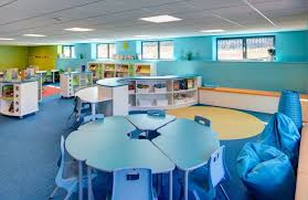 Lidget Green Primary School Demco Interiors Inspiring Library Design Learning Spaces Classroom Design Flexible Learning Environments School Library Design School Furniture Interior