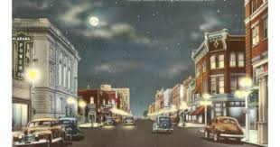 Downtown At Night Anniston Alabama Photo Allposters Com Anniston Alabama Alabama Postcard