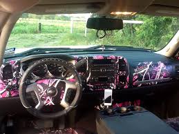 The Interior Of My 2013 Chevy 4wd Silverado Muddy Girl All The Way Car Accessories Car Accessories For Girls Camo Truck Accessories