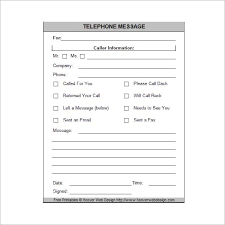 9 Phone Message Templates Free Download For Word Excel Pdf Phone Messages Messages Memo Pad