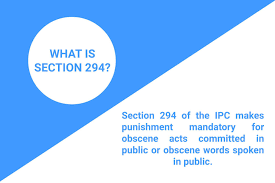 Section 509 Indian Penal Code Section 294 Ipc Dignity Of Women