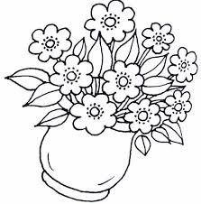 Bouquet De Fleurs Dessin Simple En 2020 Coloriage Fleur Coloriage Fleur A Imprimer Coloriage