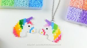 Modele De Licorne En Perles A Repasser Tissees Au Point De Brique Perle A Repasser Modeles Point De Brique Licorne