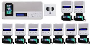 Music Intercom System In Wall Audio With Bluetooth And Ipod Dock Intercom Music System Audio System