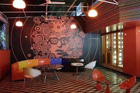 Planet 3 Studio For Cafe Design Ideas In Red Themes Cafe Design Cafe Interior Design Retro Interior