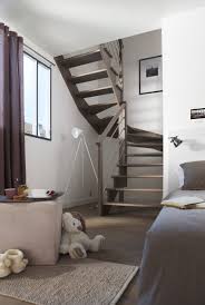 L Escalier Double Quart Tournant Lapeyre Allie Gain De Place Et Esthetique Idees Escalier Escalier Deco Maison
