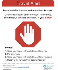 Novel Coronavirus Covid 19 Signage Posters Alberta Health Services