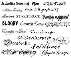 Fonts On Thursday Fonts Font Styles And Style Cool Font Styles Font Styles Tattoo Fonts