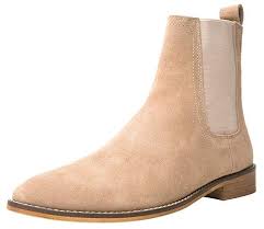 Santimon Chelsea Boots Men Suede Casual Dress Boots Ankle Boots Formal Shoes Brown 10 5 D M Us Chelsea Boots Men Boots Womens Waterproof Boots