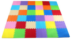 Balancefrom Kid S Puzzle Exercise Play Mat With Eva Foam Interlocking Tiles Interlocking Tile Kids Puzzle Mat Interlocking Floor Tiles