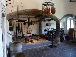 Kitchen During The Tour Of Eltz Castle You Get To See Various Rooms Animal Trophies And A Medieval Refrigerato Castles Interior Castle Rooms Burg Eltz Castle