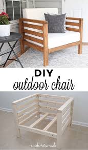 Diy Outdoor Chair Angela Marie Made In 2020 Diy Outdoor Furniture Diy Furniture Home Diy