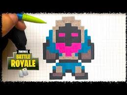Dessin Fortnite Youtube Pixel Art Art Fortnite