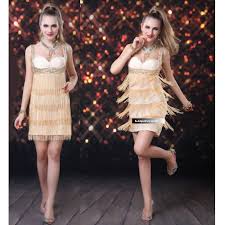 Cute Champagne Flapper High Waisted Short Cocktail Party Prom Dresses Sku 401249 Prom Party Dresses Dresses Fashion