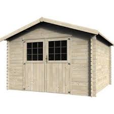 Abri De Jardin En Bois Flovene 9m2 Ep 28mm Leroy Merlin Abri De Jardin Bois Abri De Jardin Toiture Abri De Jardin