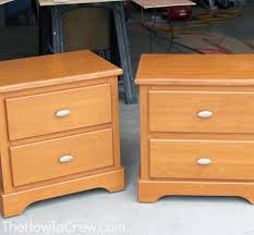 The How To Crew How To Paint Laminate Furniture Without Sanding Painting Laminate Furniture Laminate Furniture Furniture Makeover