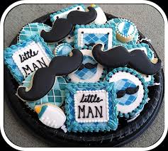Cookie Design Gallery Lil Man Baby Shower Mustache Baby Shower Baby Shower