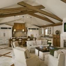 Exposed Beams In Vaulted Ceiling Design Pictures Remodel Decor And Ideas Page 9 Traditional Family Rooms Floor Design Family Room Design