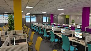 Cca Call Center Interior View 3d O8 Origin8concepts Branding Interior Deco Design Call Center