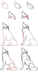 1001 Astuces D Artiste Pour Apprendre A Realiser Un Dessin De Loup Dessin De Loup Idee De Dessin Facile Comment Dessiner Un Loup