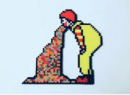 Love Pixel Perler Bead Art Perler Patterns Bead Art