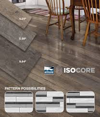 You Can Install Allure Isocore Multi Width Vinyl Plank Flooring In A Variety Of Different Patterns All 3 Plank Wi Vinyl Plank Flooring Flooring Plank Flooring