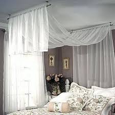 Sloped Ceiling And Canopy Decorating Ideas Bedroom Design Bedroom Decor Bed Curtains