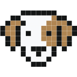 Pixel Tete De Chien Pixel Art Facile Pixel Art Grille Pixel Art