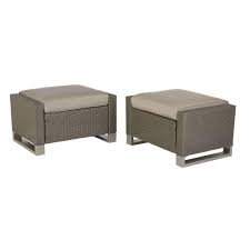 Home Decorators Collection Broadview Patio Ottomans In Sunbrella Spectrum Dove 2 Pack Frs60490f Chicago Furniture Furniture Gliders Nursery Furniture Sets