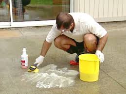 How To Stain Concrete Cleaning Concrete Patios Clean Concrete Concrete Cleaner
