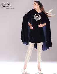 Latest Pakistani Cape Style Dresses 2017 2018 Designer Collection Beststylo Com Pakistani Party Wear Party Outfits For Women Party Wear