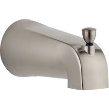 Delta Chrome Bathtub Spout With Diverter At Lowes Com Tub Spout Brushed Nickel Bathtub Faucet Delta Faucets