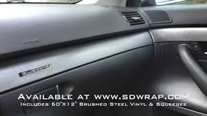 Brushed Steel Vinyl Interior Trim Wrap On An Audi A4 Interior Trim Brushed Steel Audi A4