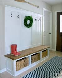 Built In Benches In An Entry Entryway Bench Storage Diy Entryway Mudroom Storage Bench