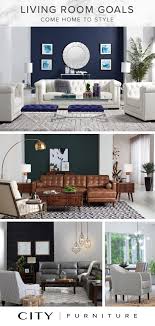 Achieve Your Living Room Goals It S All About Starting With A Statement Piece Of Furniture And The Living Room Sets Furniture City Furniture Lamps Living Room