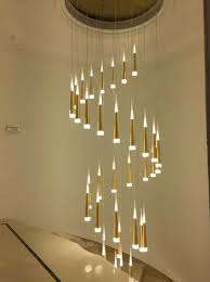 Staircase Hanging Chandelier Modern Stairwell Chandelier Long Stairwell Chandeliers Spiral Staircase Lighting Hanging Lamps Aliexpress Staircase Lighting Ideas Modern Hanging Lamp Hanging Ceiling Lights