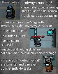 Player Stereotypes Special Names Part 1 Amongus