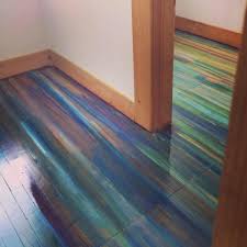 I Painted An Old Wood Floor Covered In Old Varnish With Acrylic Paint On A Rag And Then Covered In A Satin Ure Old Wood Floors Painted Wood Floors Wood Floors