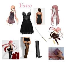 Yuno Gasai Little Black Dress By Katielikescosplay On Polyvore Featuring Polyvore Fashion Style Alexander Mcqueen Wol Fashion Clothes Design Polyvore Fashion