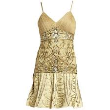 Pre Owned Ribbon Embroidered Cocktail Dress 615 Liked On Polyvore Featuring Dresse Embroidered Cocktail Dress Green Cocktail Dress Sue Wong Cocktail Dress