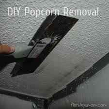 How To Remove Popcorn Ceiling Removing Popcorn Ceiling Diy Home Repair Diy Home Improvement