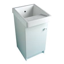 Meuble Pour Bac A Laver Blanc Volga Meuble Blanc Buanderie Et Evier Buanderie