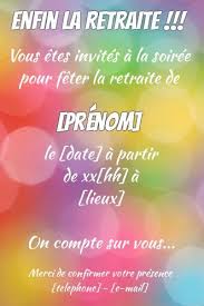 Invitation Retraite Imprimer Gratuite Invitation Retraite Retraite Invitation
