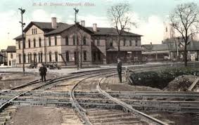 B O Railroad Depot Newark Ohio 1900s Baltimore And Ohio Railroad Newark Ohio Railroad Station