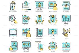 Digital Marketing Icons Marketing Icon Marketing Concept Digital Marketing