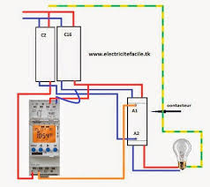 Interrupteur Crepusculaire Horloge Contacteur Plan Electrique Maison Schema Electrique